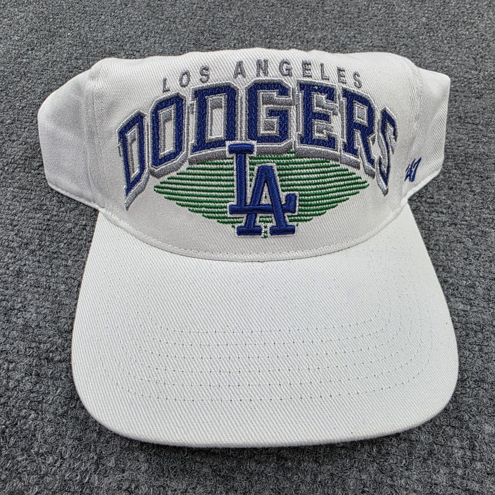 Los Angeles Dodgers 47 Brand White Blue Green Embroidered Logo Baseball C Hat LA